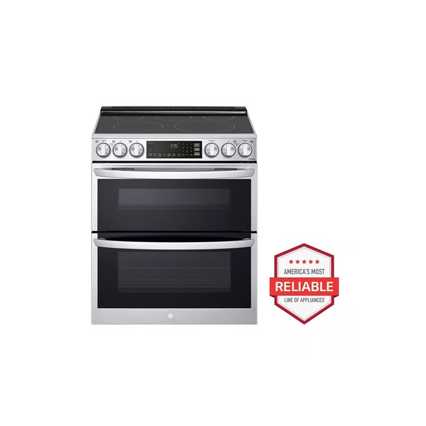 Lg 7.3 cu. ft. Smart Electric Double Oven Slide-In Range LTEL7337F - main